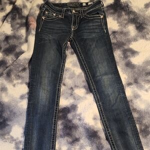Miss Me Women's Dark Blue Skinny Jeans
